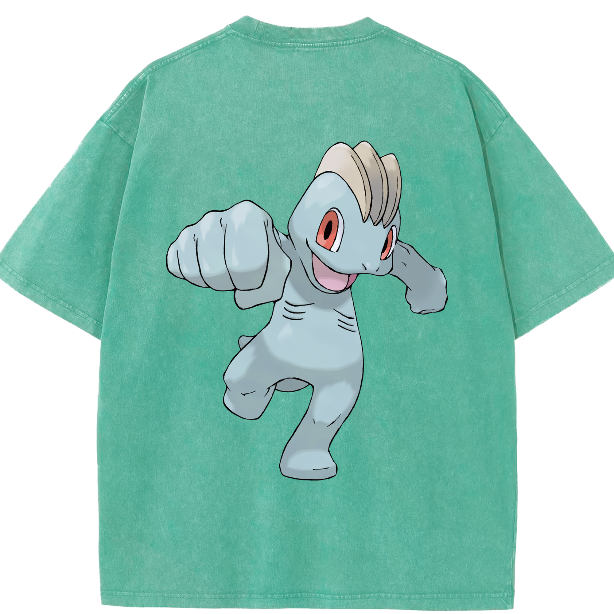 （画像用） ポケットモンスター Pokémon 綿100% ヴィンテージ風 半袖Tシャツ（背面プリント）